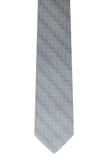Açık Gri Desenli Kravat