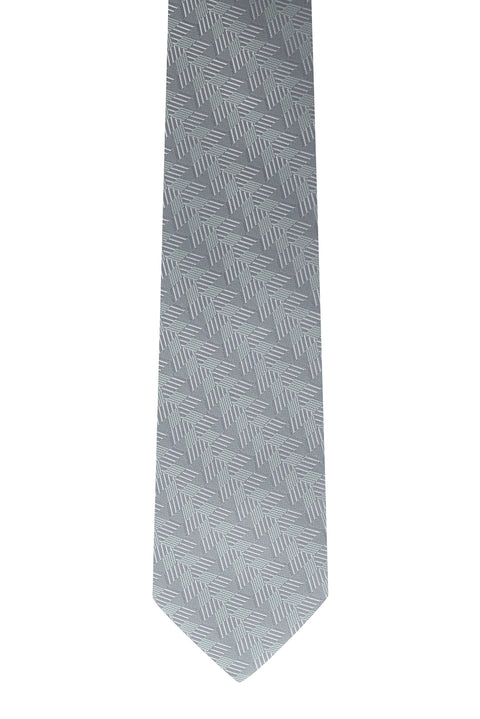 Açık Gri Desenli  Kravat
