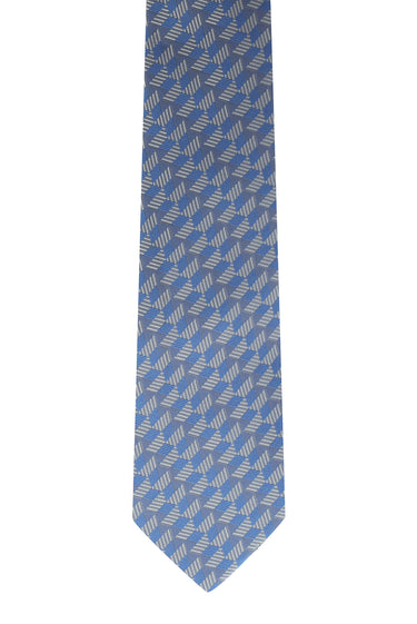  Açık Mavi Desenli  Kravat