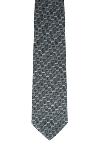  Orta Antrasit Desenli  Kravat