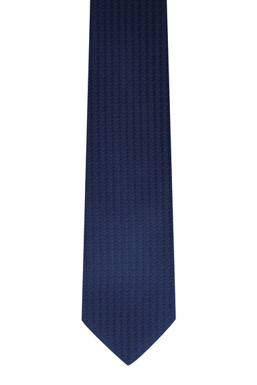  Orta Lacivert Desenli Kravat