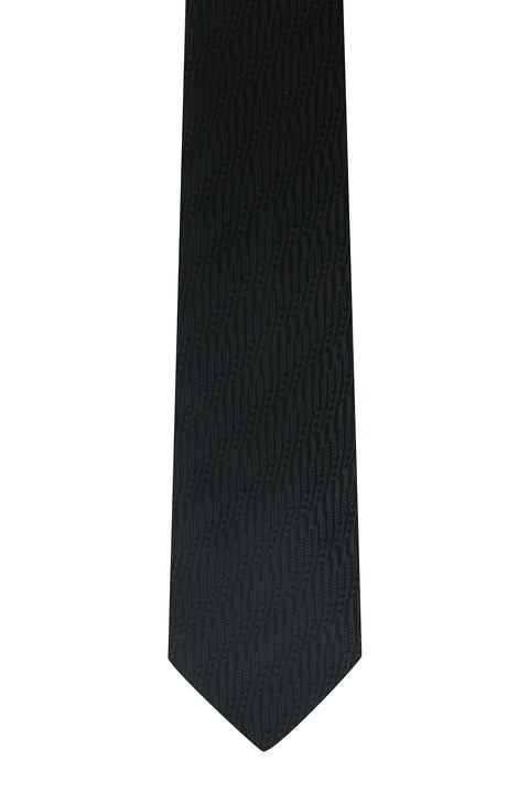 Black Patterned Tie