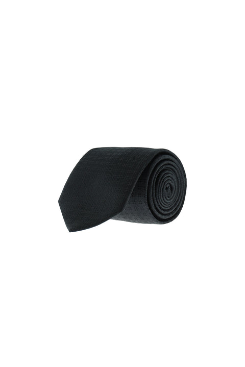 Black Patterned Tie