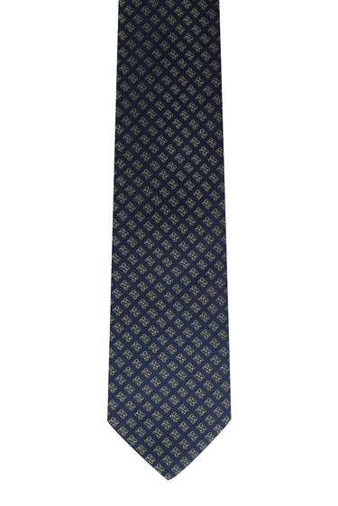 Koyu Kahve Desenli Kravat