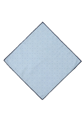  Açık Mavi Desenli Mendil