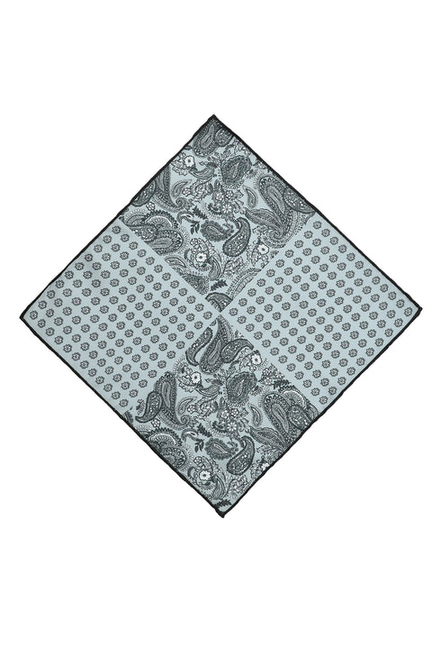 Orta Gri Desenli Mendil