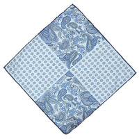 Açık Mavi Desenli Mendil