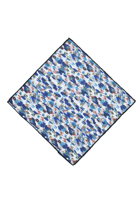 Açık Mavi Desenli Mendil