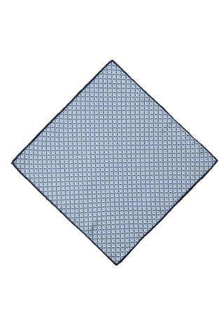  Açık Mavi Desenli Mendil