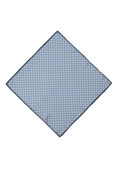  Açık Mavi Desenli Mendil