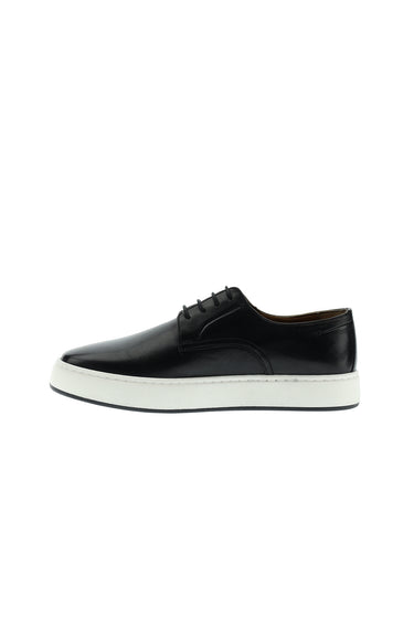  Siyah Techno-Line Sneaker Deri Ayakkabı