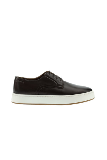  Orta Kahve Techno-Line Sneaker Deri Ayakkabı