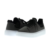 Orta Gri Techno-Line Sneaker Deri Ayakkabı