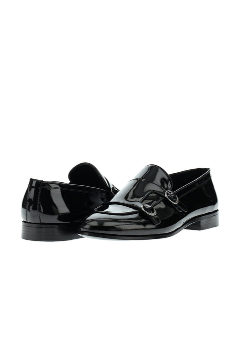 Siyah Klasik Rugan Deri Ayakkabı