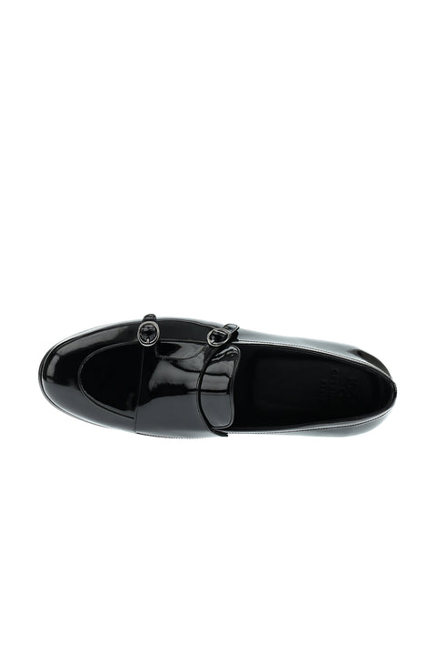 Siyah Klasik Rugan Deri Ayakkabı