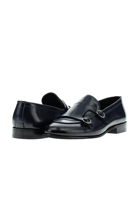 Koyu Lacivert Klasik Deri Ayakkabı