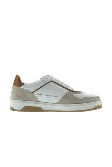  Orta Bej Sneaker Deri Ayakkabı