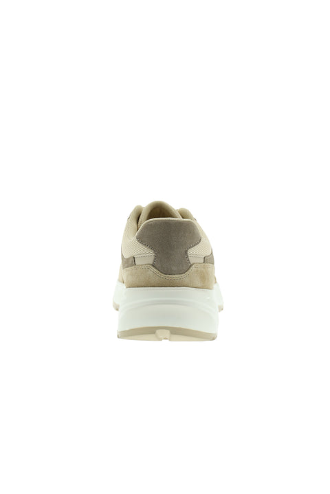 Orta Bej Süet Deri Günlük Nefes Alabilen Spor Ayakkabı Sneaker