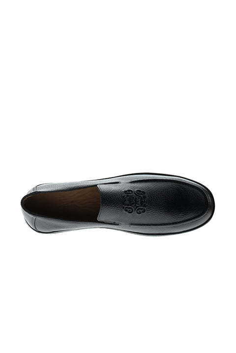 Siyah Casual Loafer Deri Ayakkabı