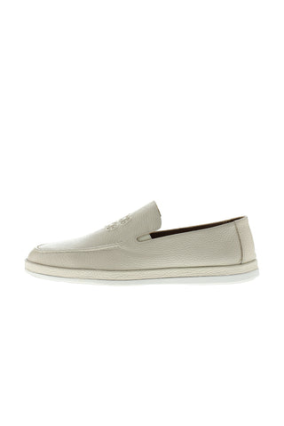  Orta Bej Casual Loafer Deri Ayakkabı
