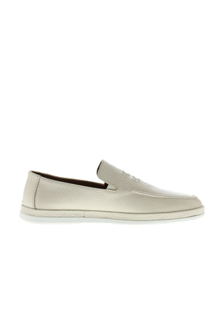 Orta Bej Casual Loafer Deri Ayakkabı