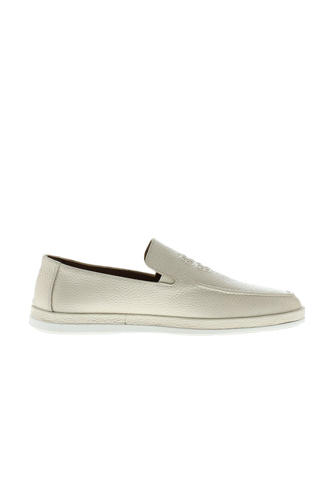 Orta Bej Casual Loafer Deri Ayakkabı