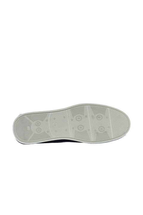 Koyu Lacivert Süet Casual Loafer Deri Ayakkabı