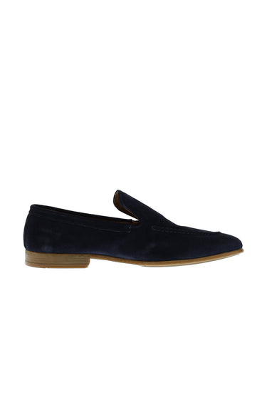  Koyu Lacivert Casual Loafer Deri Ayakkabı