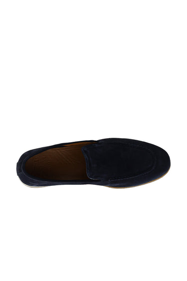 Koyu Lacivert Casual Loafer Deri Ayakkabı