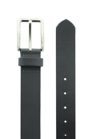  Orta Gri Klasik Deri Kemer