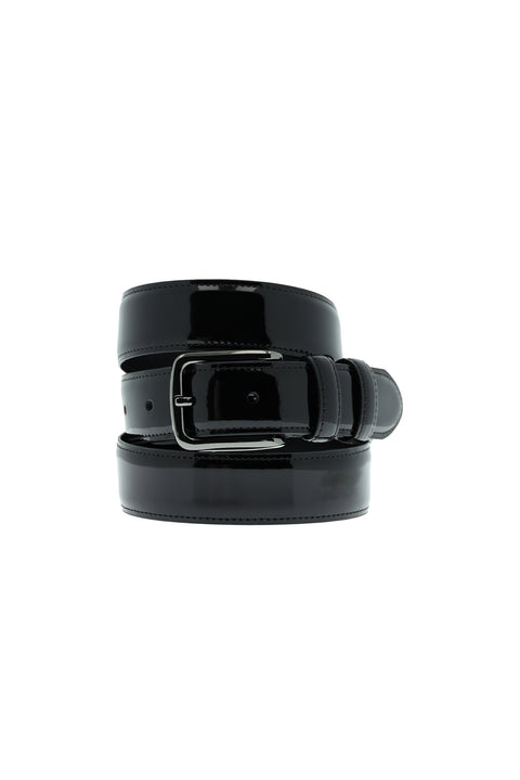 Siyah Klasik Rugan Deri Kemer