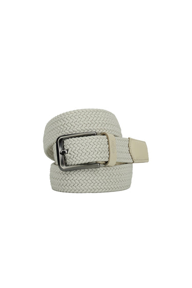  Orta Bej Desenli Likralı Esnek Spor Örgü Kemer