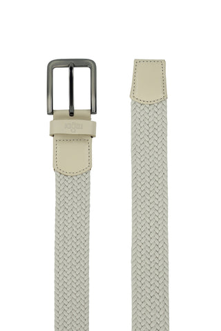  Orta Bej Desenli Likralı Esnek Spor Örgü Kemer