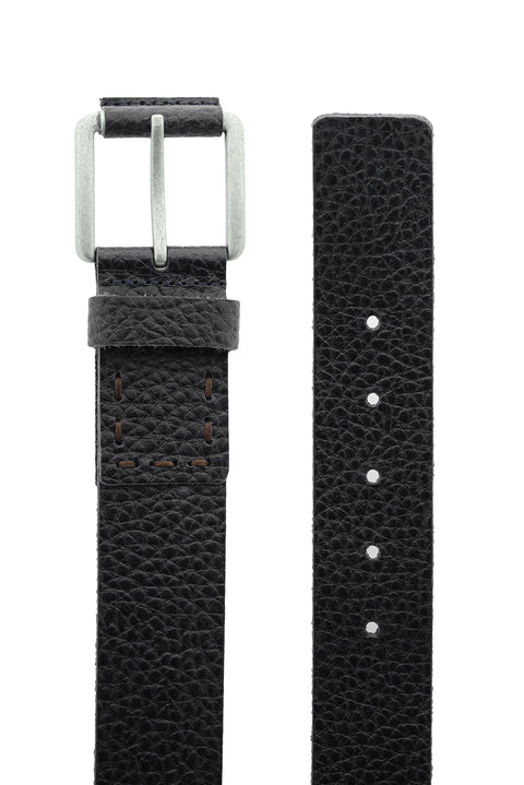 Koyu Lacivert Spor Deri Kemer