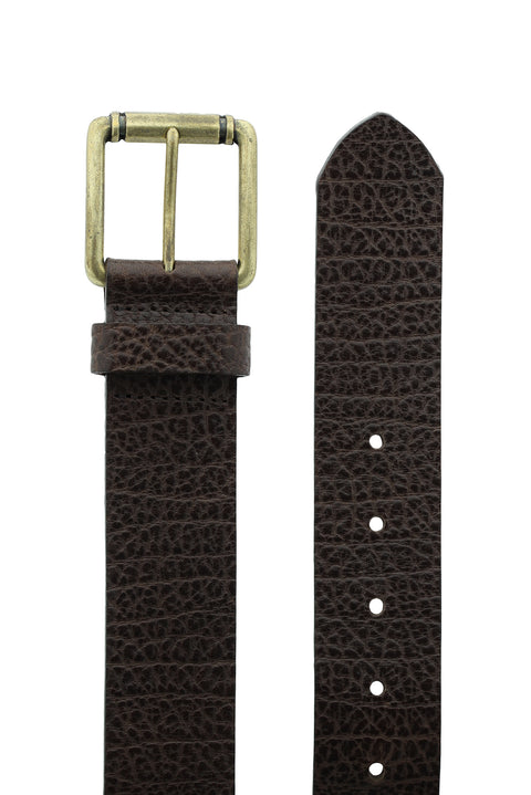 Orta Kahve Spor Deri Kemer