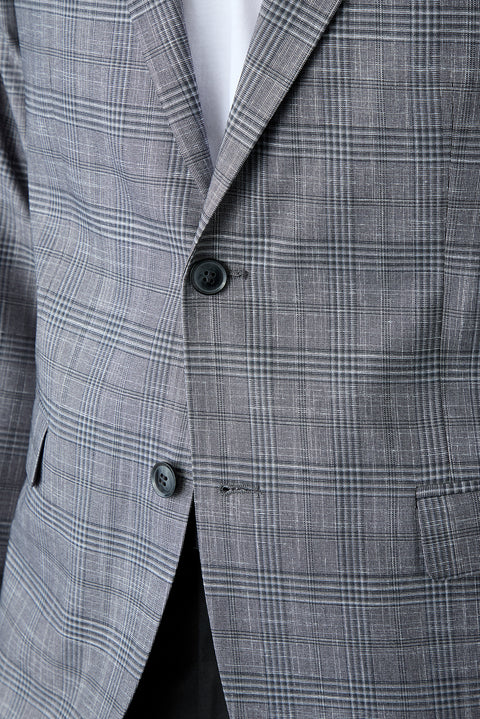 Medium Grey 4 Drop Relaxed Fit Jacket