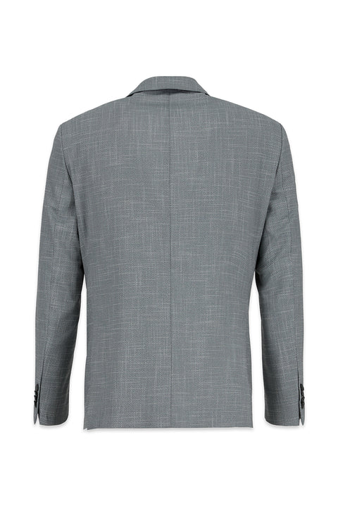 Light Smoked Four-Drop Relaxed Fit Comfortable Cut Single-Breasted Patterned Lycra Classic Jacket