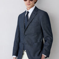 Dark Navy 4 Drop Relaxed Fit Jacket