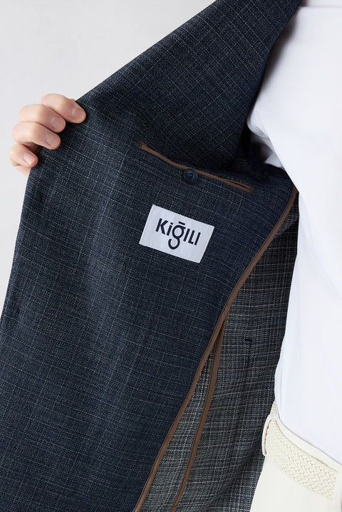 Dark Navy 4 Drop Relaxed Fit Jacket