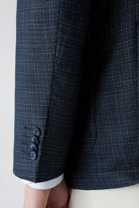 Dark Navy 4 Drop Relaxed Fit Jacket