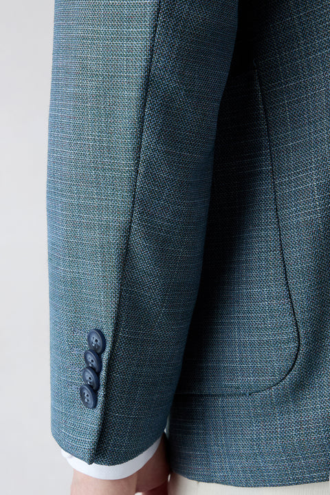 Blue 4 Drop Relaxed Fit Jacket