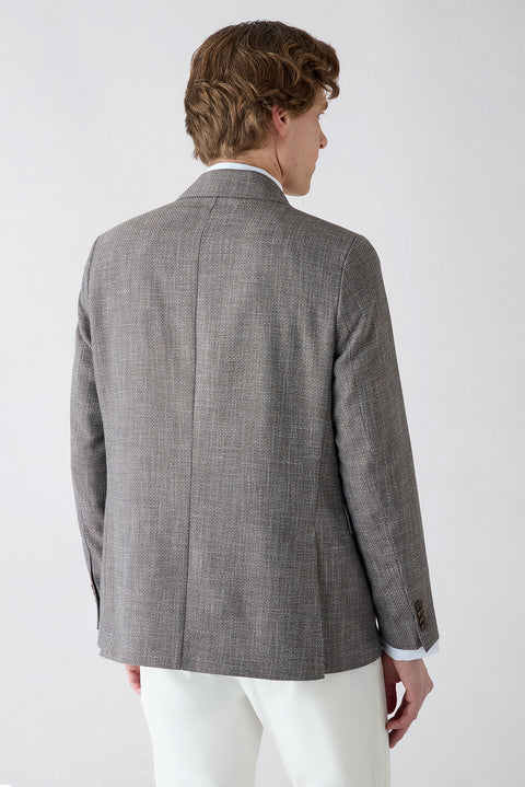 Dark Brown 4-Drop Relaxed Fit Jacket