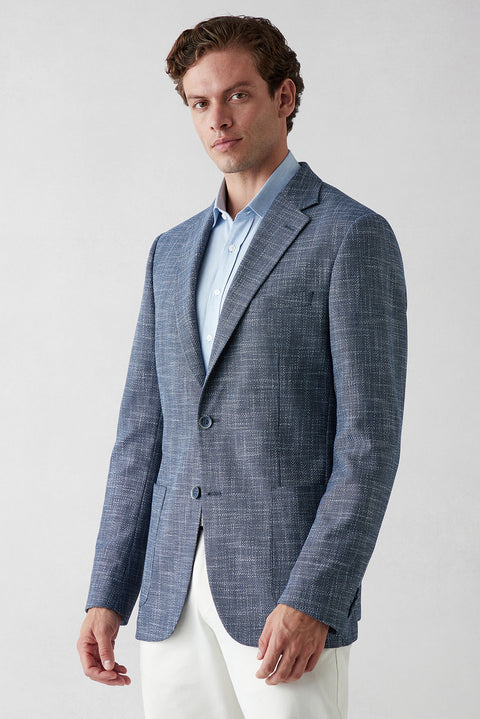 Dark Navy 4 Drop Relaxed Fit Jacket
