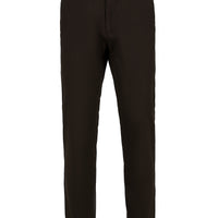 Medium Brown 6 Drop Regular Fit Standard Cut Canvas/Chino Pants