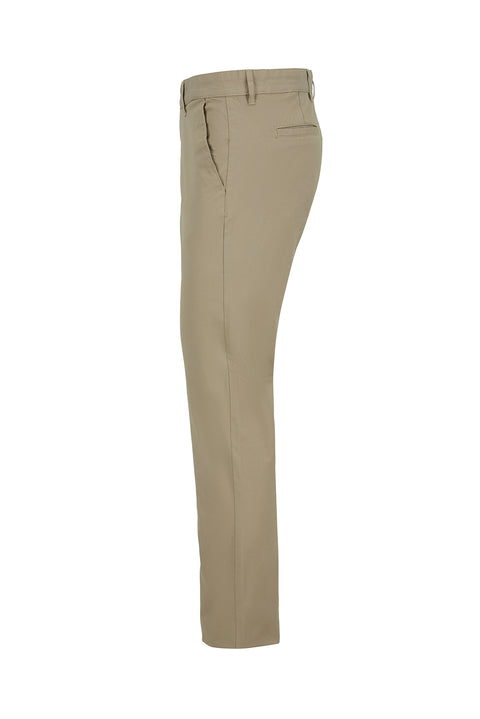 Light Beige Regular Fit Standard Cut Cotton Sweatpants