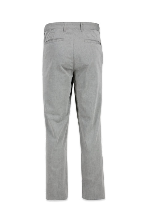 Medium Grey Relaxed Fit Canvas / Chino Trousers
