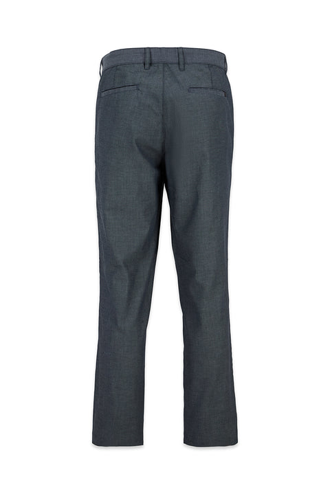 Koyu Füme Relaxed Fit Rahat Kesim Yan Cepli Pamuklu Desenli Kanvas / Chino Pantolon