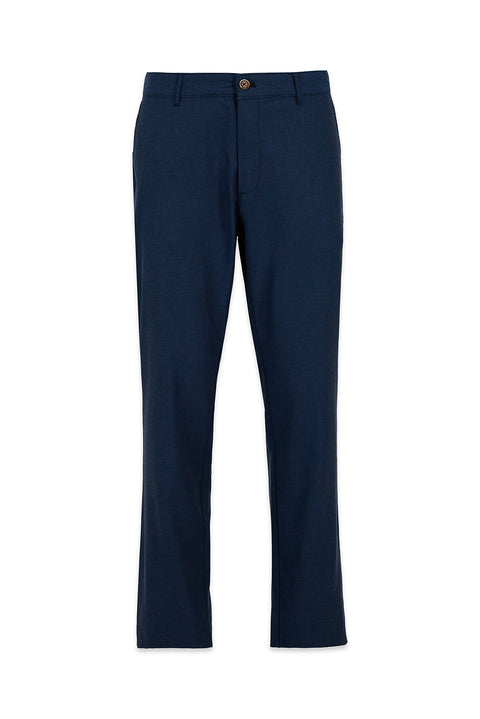 Indigo Relaxed Fit Canvas / Chino Trousers