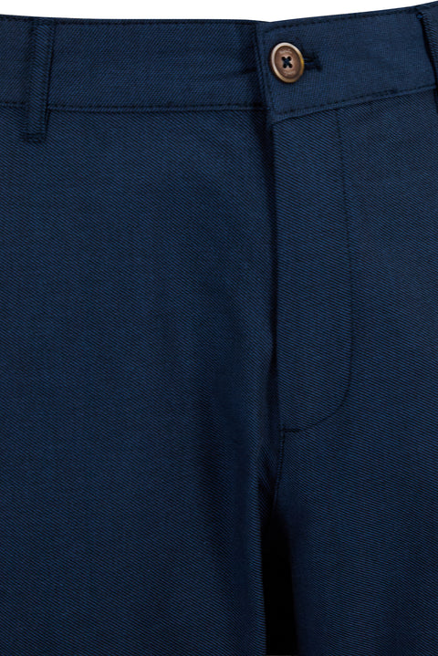 Indigo Relaxed Fit Canvas / Chino Trousers