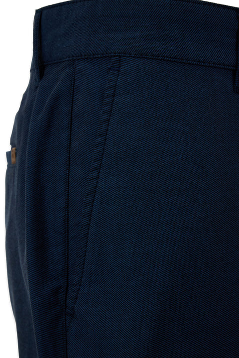 Indigo Relaxed Fit Canvas / Chino Trousers
